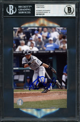 Ichiro Suzuki Autographed 4x6 Photo Seattle Mariners Auto Grade Gem Mint 10 Beckett BAS #18281230
