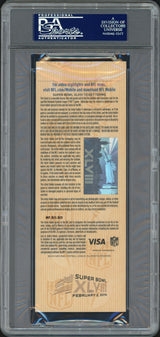 Russell Wilson Autographed Super Bowl XLVIII Full Ticket Seattle Seahawks "SB XLVIII Champs" PSA/DNA #83908403