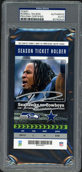 Russell Wilson Autographed Sept. 16th, 2012 1st NFL Win Ticket Seattle Seahawks PSA/DNA #83782624