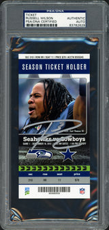 Russell Wilson Autographed Sept. 16th, 2012 1st NFL Win Ticket Seattle Seahawks PSA/DNA #83782629
