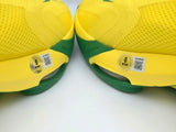 Giannis Antetokounmpo Autographed 2022 Player Exclusive (PE) Promo OREGON YLW STRIKE/APP Nike Zoom Freak 4 NCAA SOS Shoes Size 17 (With Box) Beckett BAS Witness #3W396652 & #3W396653