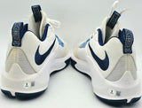 Giannis Antetokounmpo Autographed 2021 Player Exclusive (PE) Promo VILLANOVA WHT/NAVY/WHT Nike Zoom Freak 3 NCAA SOS Shoes Size 17 (With Box) Beckett BAS Witness #3W396646 & #3W396647