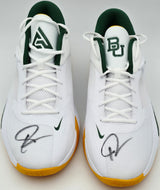 Giannis Antetokounmpo Autographed 2022 Player Exclusive (PE) Promo BAYLOR UNIVERSITY WHT/GORGE Nike Zoom Freak 4 NCAA SOS Shoes Size 16 (With Box) Beckett BAS Witness #3W396923 & #3W396924