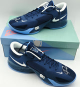 Giannis Antetokounmpo Autographed 2022 Player Exclusive (PE) Promo VILLANOVA NAVY/WHT/NAVY Nike Zoom Freak 4 NCAA SOS Shoes Size 16 (With Box) Beckett BAS Witness #3W396289 & #3W396290