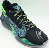 Giannis Antetokounmpo Autographed 2021 Player Exclusive (PE) Promo BLK/MULTI Nike Zoom Freak 2 (Single) Shoe Milwaukee Bucks Size 16 (With Box) Beckett BAS Witness #3W397257