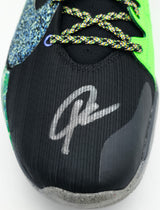 Giannis Antetokounmpo Autographed 2021 Player Exclusive (PE) Promo BLK/MULTI Nike Zoom Freak 2 (Single) Shoe Milwaukee Bucks Size 16 (With Box) Beckett BAS Witness #3W397257