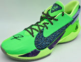 Giannis Antetokounmpo Autographed 2021 Player Exclusive (PE) Promo RAGE GREEN/MULTI Nike Zoom Freak 2 (Single) Shoe Milwaukee Bucks Size 16 (With Box) Beckett BAS Witness #3W397258