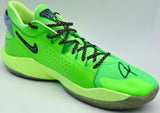 Giannis Antetokounmpo Autographed 2021 Player Exclusive (PE) Promo RAGE GREEN/MULTI Nike Zoom Freak 2 (Single) Shoe Milwaukee Bucks Size 16 (With Box) Beckett BAS Witness #3W397258