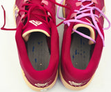 Giannis Antetokounmpo Autographed Crimson & Sand Nike ZOOM FREAK 5 Shoes Milwaukee Bucks Size 17 (With Box) Beckett BAS Witness #3W396420 & #3W396421