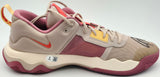 Giannis Antetokounmpo Autographed FOSSIL STONE/ALABASTER/DESERT Nike IMORTALITY 3 Shoes Milwaukee Bucks Size 17 (No Box) Beckett BAS Witness #3W395049 & #3W395050