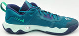 Giannis Antetokounmpo Autographed GEODETEAL/PURPLE Nike IMORTALITY 3 Shoes Milwaukee Bucks Size 17 (No Box) Beckett BAS Witness #3W396412 & #3W396413