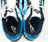 Giannis Antetokounmpo Autographed PHOTO BLUE/BLACK/WHITE Nike ZOOM FREAK 4 Shoes Milwaukee Bucks Size 17 (With Box) Beckett BAS Witness #3W396716 & #3W396717