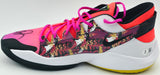 Giannis Antetokounmpo Autographed GRADIENT FADE Nike Zoom Freak 2 Shoes Milwaukee Bucks Size 17 (No Box) Beckett BAS Witness #3W395059 & #3W395060