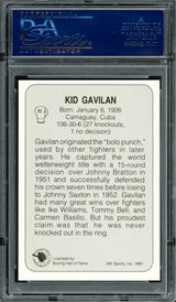Kid Gavilan Autographed 1991 AW Sports Card #85 PSA/DNA #83314239