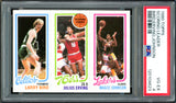 Magic Johnson, Larry Bird, Julius Erving 1980 Topps PSA 4 #120104623