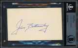 Jim Bottomley Autographed 3x5 Index Card St. Louis Cardinals Auto Grade Mint 9 Beckett BAS #13264847