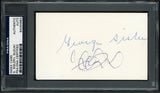 Wally Pipp Autographed 3x5 Index Card New York Yankees PSA/DNA #85370109