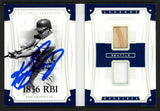 Ken Griffey Jr. Autographed 2017 Panini National Treasures Booklet Card #LBMD-KG2 Game Used Jersey Bat Relic Seattle Mariners #82/99 Beckett BAS Witness #3W342466