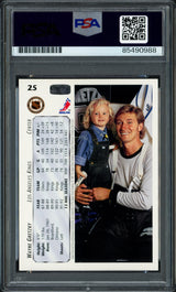 Wayne Gretzky Autographed 1992-93 Upper Deck Card #25 Los Angeles Kings PSA/DNA #85490988
