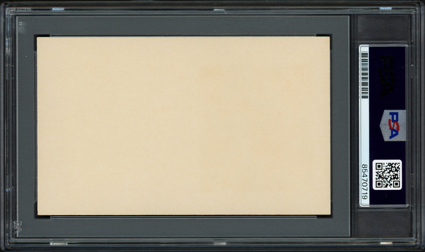 Thurman Munson Autographed 3x5 Index Card New York Yankees Auto Grade Gem Mint 10 PSA/DNA #85470719