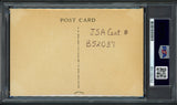 Ty Cobb Autographed Artvue Hall of Fame HOF Plaque Postcard Detroit Tigers Auto Grade Near Mint/Mint 8 PSA/DNA #84100742