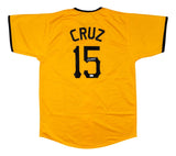 Oneil Cruz Pittsburgh Signed Yellow Baseball Jersey JSA