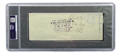 Orville Wright Signed Slabbed Bank Check PSA/DNA 85200384 - Sports Integrity