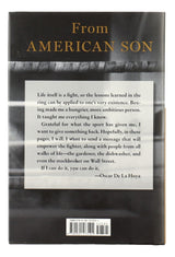 Oscar De La Hoya Signed American Son Hardcover Book PSA/DNA