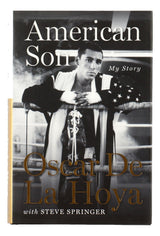 Oscar De La Hoya Signed American Son Hardcover Book PSA/DNA