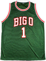 Oscar Robertson Milwaukee Signed Green Basketball Jersey JSA
