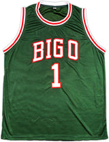 Oscar Robertson Milwaukee Signed Green Basketball Jersey JSA