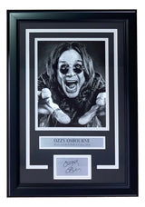Ozzy Osbourne Framed 8x10 Photo w/ Laser Engraved Signature