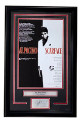 Al Pacino Framed 11x17 Scarface Photo w/ Laser Engraved Signature