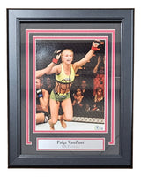 Paige VanZant Signed Framed 8x10 MMA Photo BAS