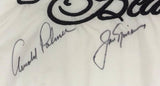 Arnold Palmer Jack Nicklaus Signed Framed King & Bear Golf Flag PSA/DNA LOA