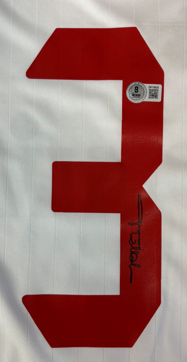 Paolo Maldini Signed AC Milan 2007 Champions League Adidas Soccer Jersey BAS