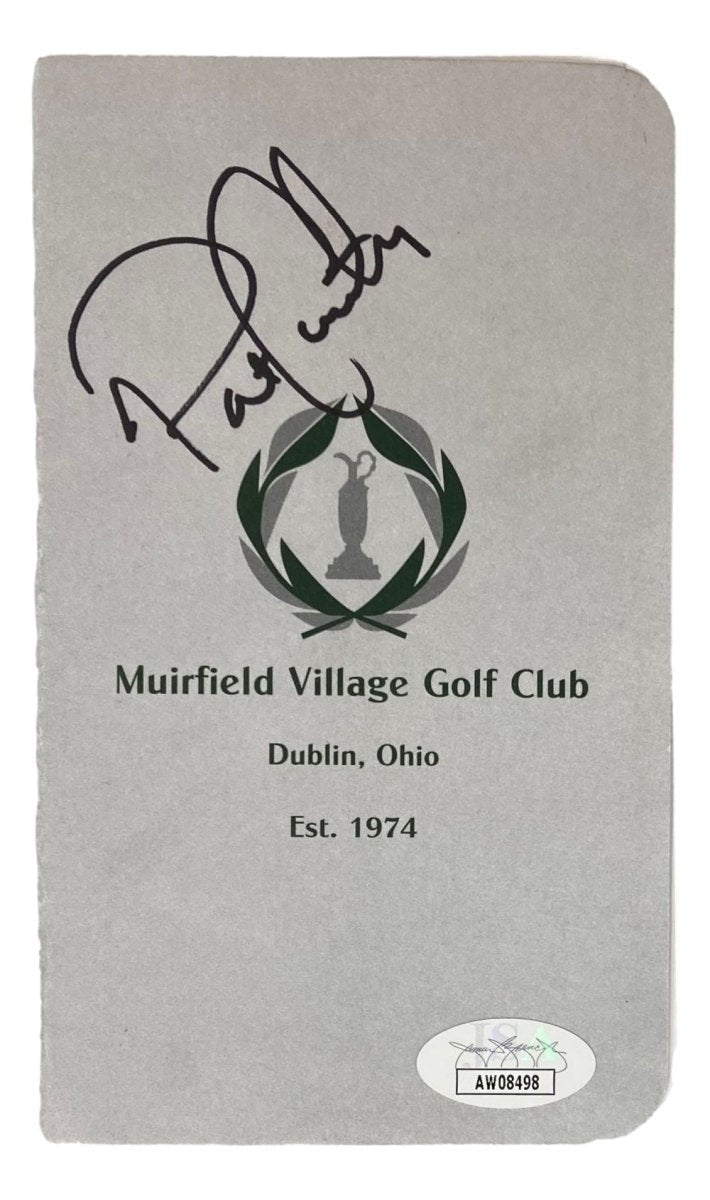 Patrick Cantlay Signed Muirfield Village Golf Club Scorecard JSA - Sports Integrity