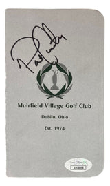 Patrick Cantlay Signed Muirfield Village Golf Club Scorecard JSA - Sports Integrity