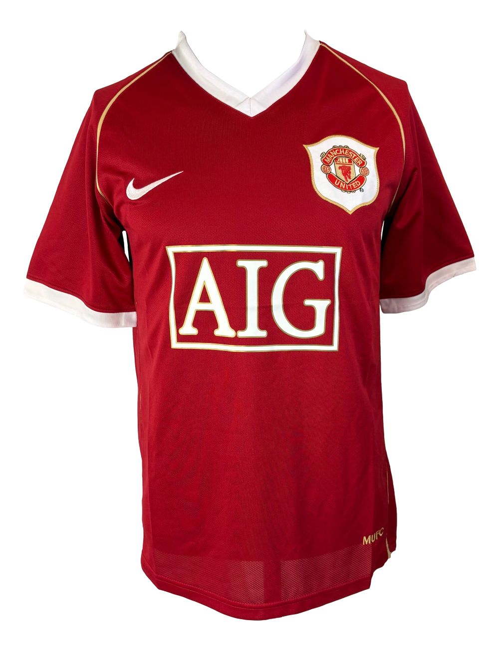 Paul Scholes Signed Manchester United Nike Soccer Jersey BAS