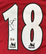 Paul Scholes Signed Manchester United Nike Soccer Jersey BAS