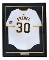 Paul Skenes Signed Framed Pittsburgh Pirates Nike Replica Jersey MLB Hologram