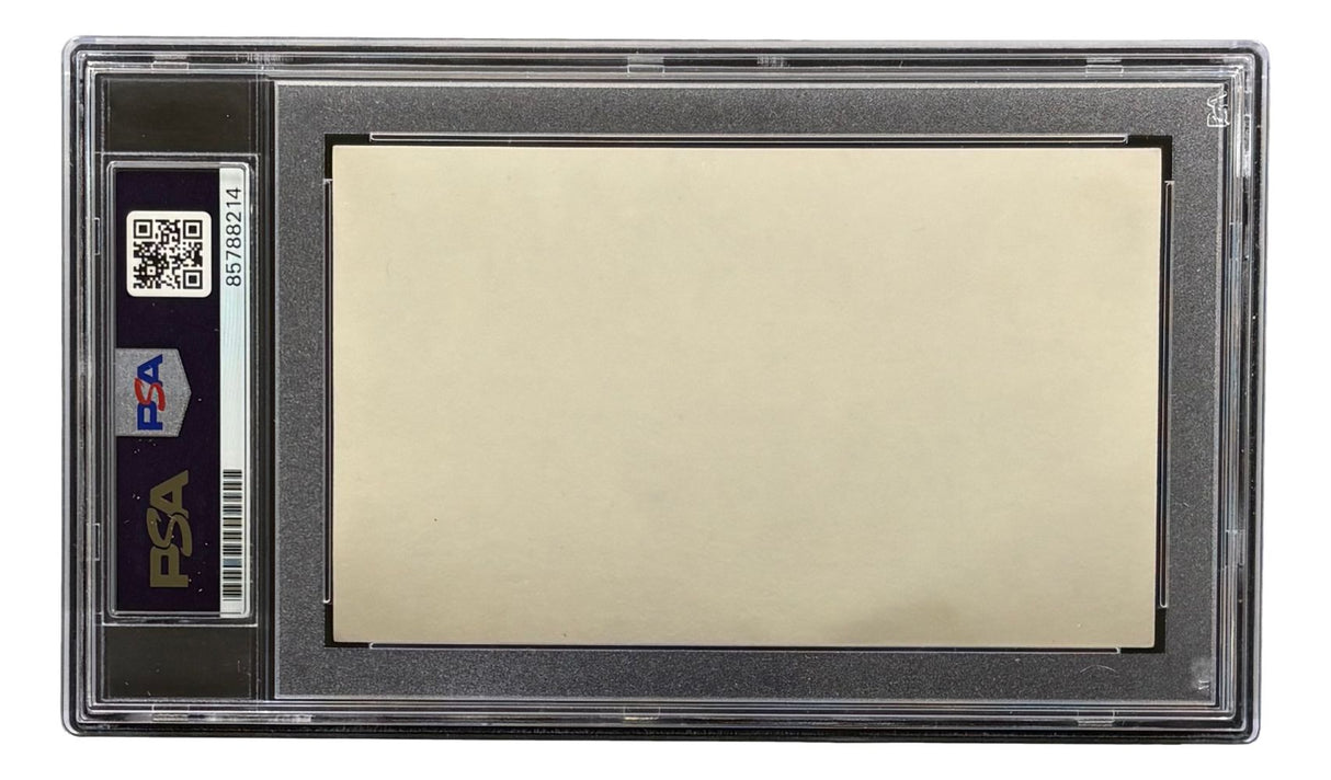 Paul Tibbets WWII Enola Gay Pilot Signed 3x5 Index Card PSA/DNA