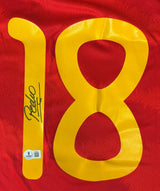 Pedro Signed Spain Adidas Soccer Jersey BAS