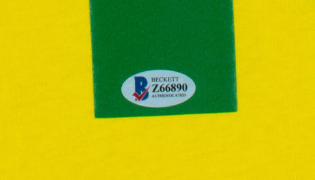 Pele Signed Framed Yellow Brazil Soccer Jersey BAS - Sports Integrity