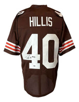Peyton Hillis Cleveland Signed Brown Football Jersey Sports Integrity
