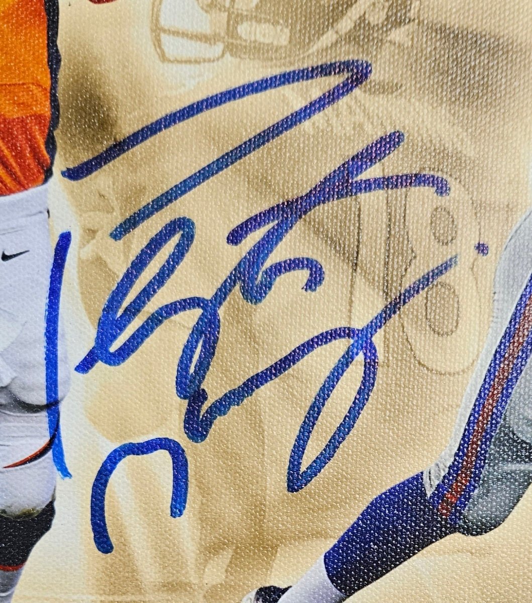 Peyton Eli Archie Manning Signed Framed 20x24 Canvas Steiner Sports Hologram - Sports Integrity