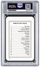 Phil Mickelson Signed Masters Augusta National Scorecard PSA/DNA