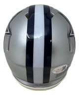 George Pickens Signed Dallas Cowboys Mini Speed Helmet JSA QR