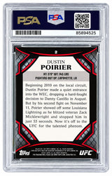 Dustin Poirier Signed 2011 Topps MMA #1 Rookie Card PSA/DNA
