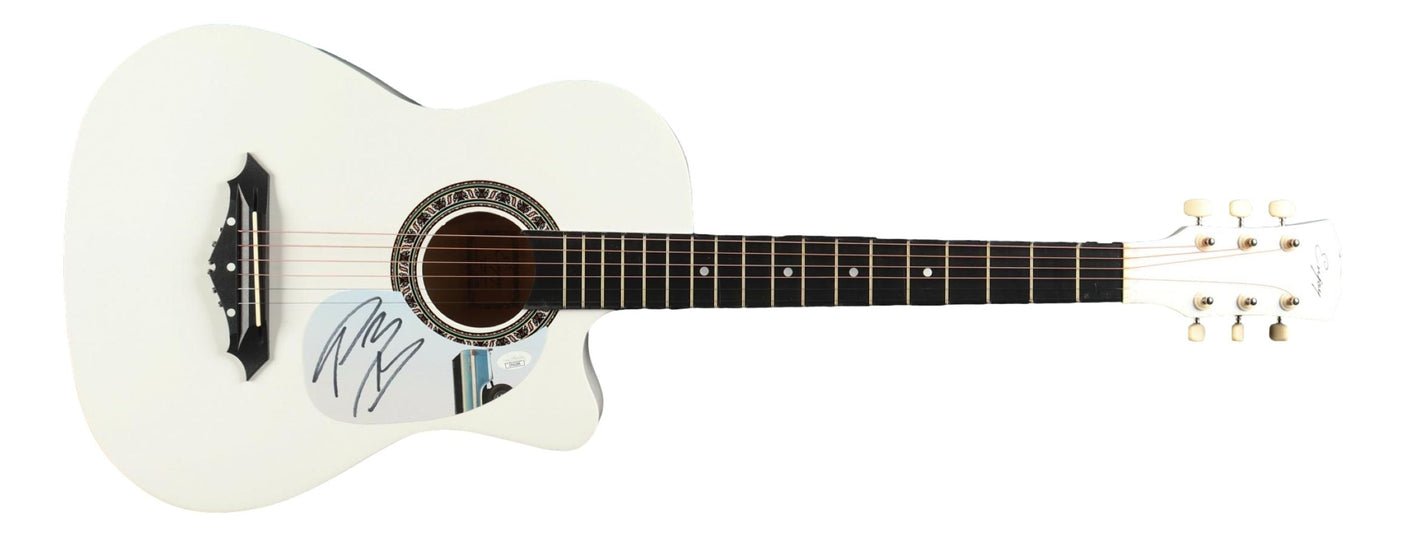 Post Malone Signed 38" White Acoustic Guitar JSA
